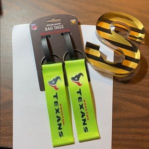 COPY - NFL TEXANS Neon Bag Tags